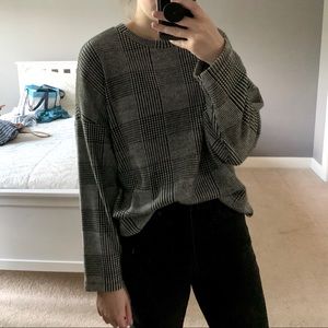 Zara Checked Sweater